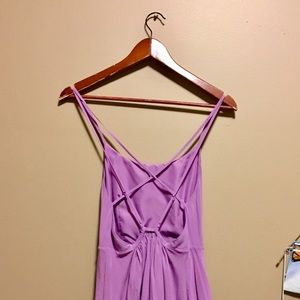 Purple Cross-back Sundress